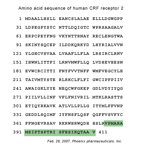 sequence CRF CRH