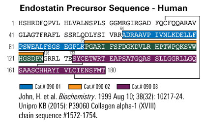 endostatin precursor sequence