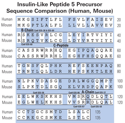 sequence comparison insl5