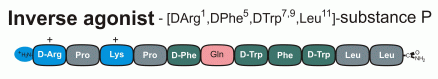 inverse agonist substance p